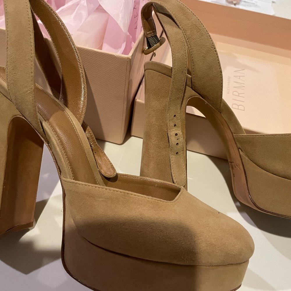 Alexandre Birman Suede Platforms